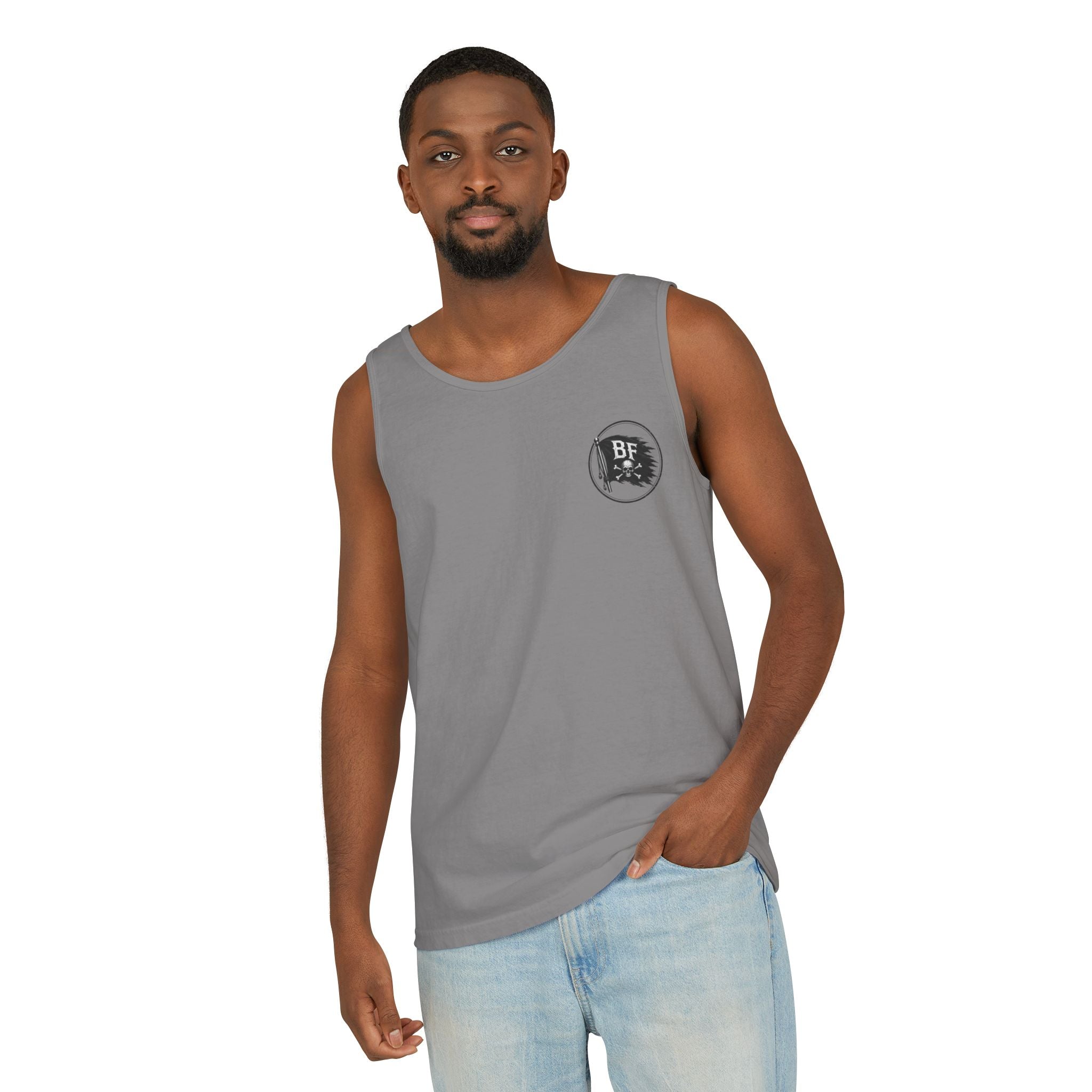 Black Flag Barbell Tank Top