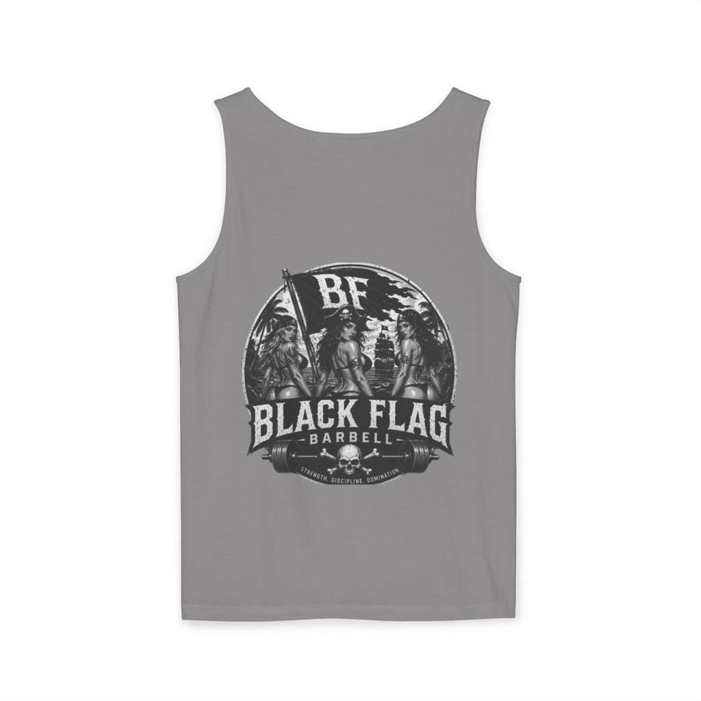 Black Flag Barbell Tank Top